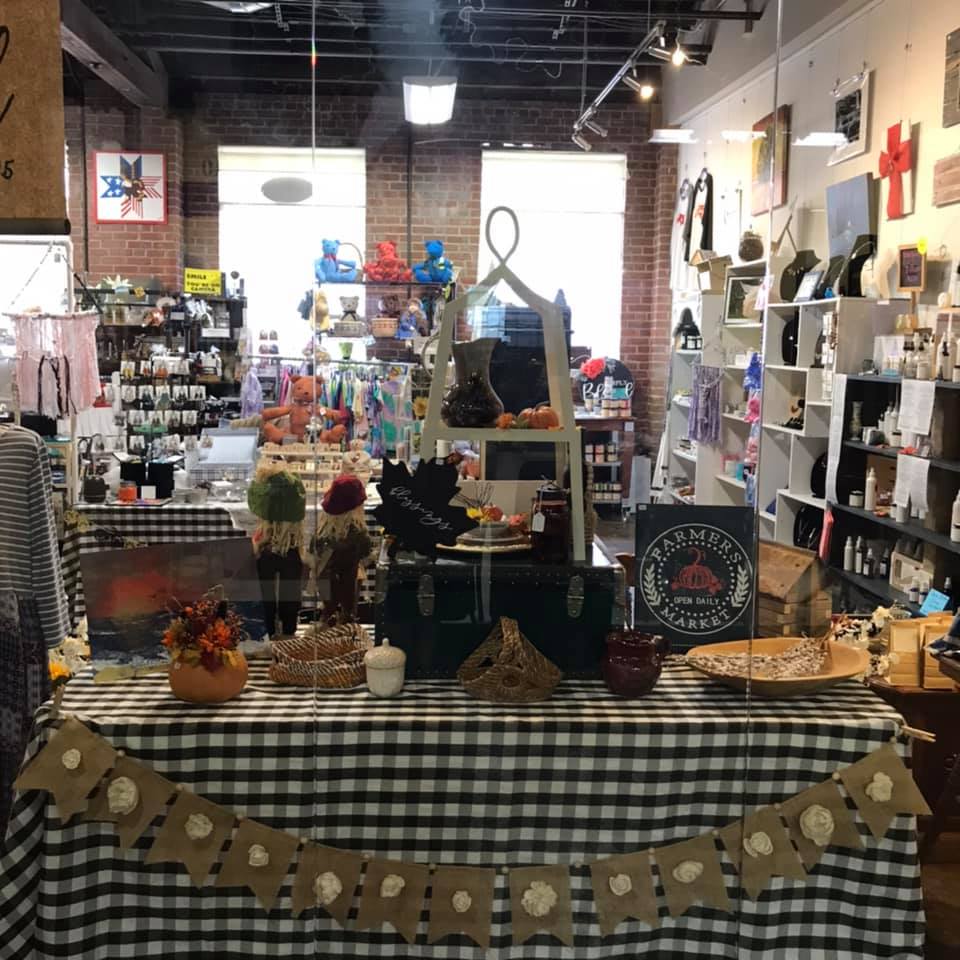 A shop filled with artisan merchandise