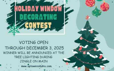 ❄️ Snowplace Like Uptown Roxboro: Holiday Window Decorating Contest Now Open for Voting!