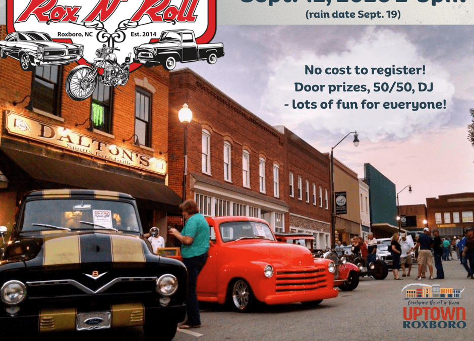 September Rox N Roll Cruise-In graphic
